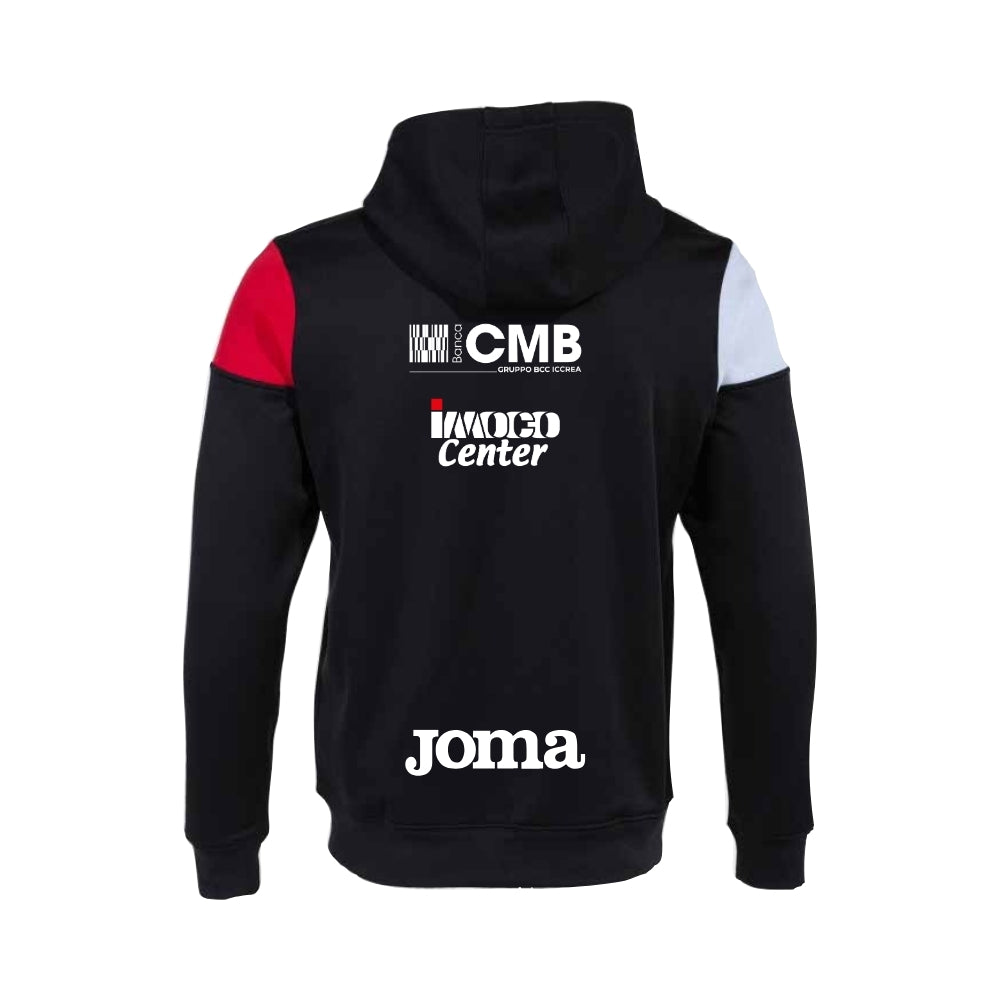 FELPA CREW CON CAPPUCCIO