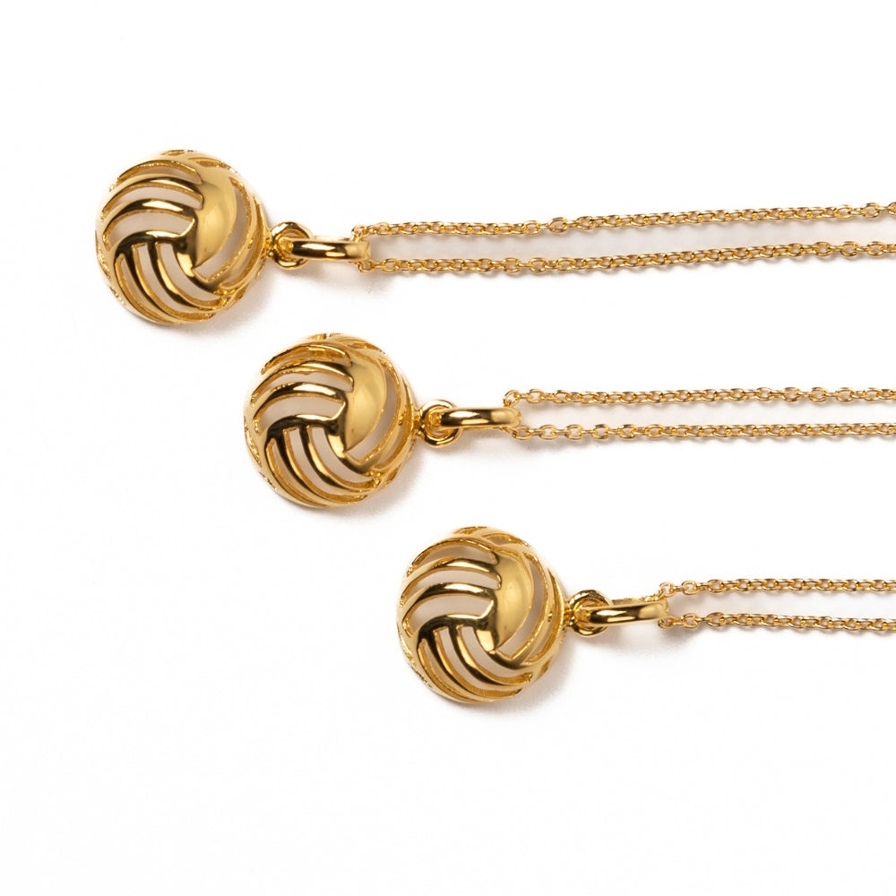 Girocollo Pallone ATEMA x IMOCO VOLLEY in Argento 925 Dorato – 40+3 cm