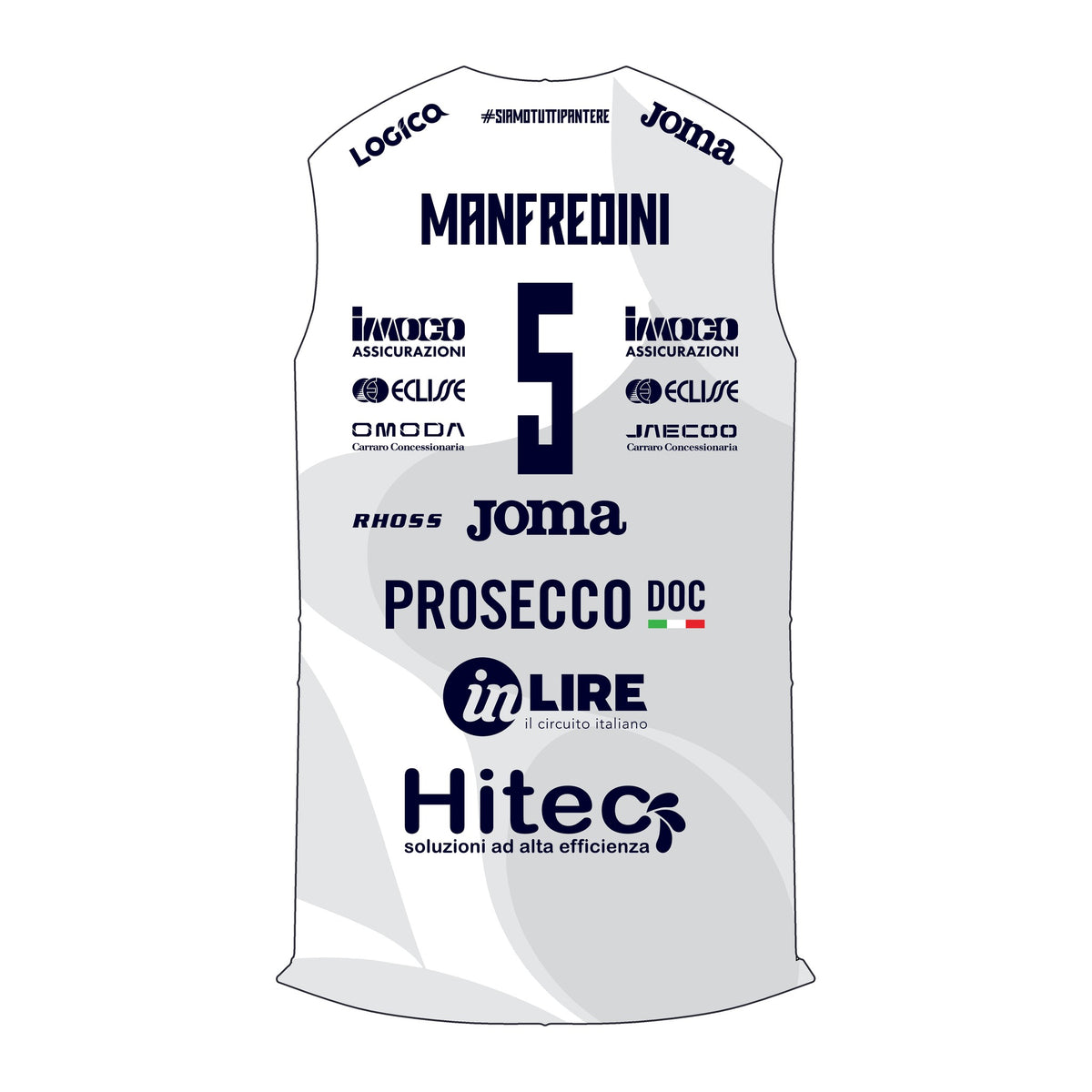 MAGLIA INDOSSATA E AUTOGRAFATA - Manfredini