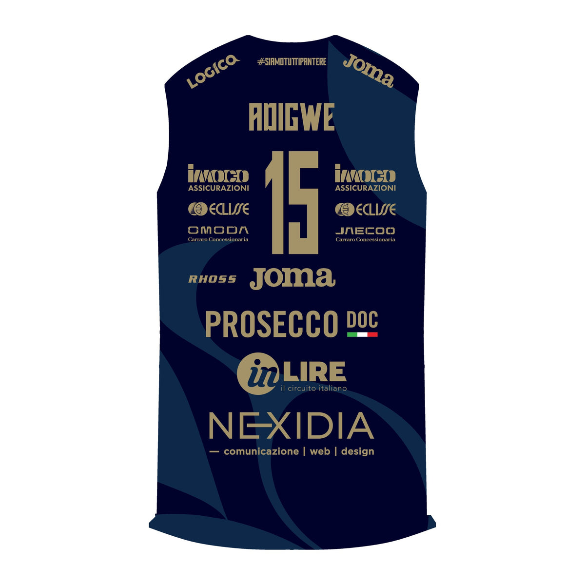 ORIGINAL AND SIGNED BLUE CHAMPIONSHIP SHIRT - GABI